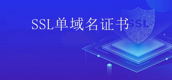 单域名 SSL 证书